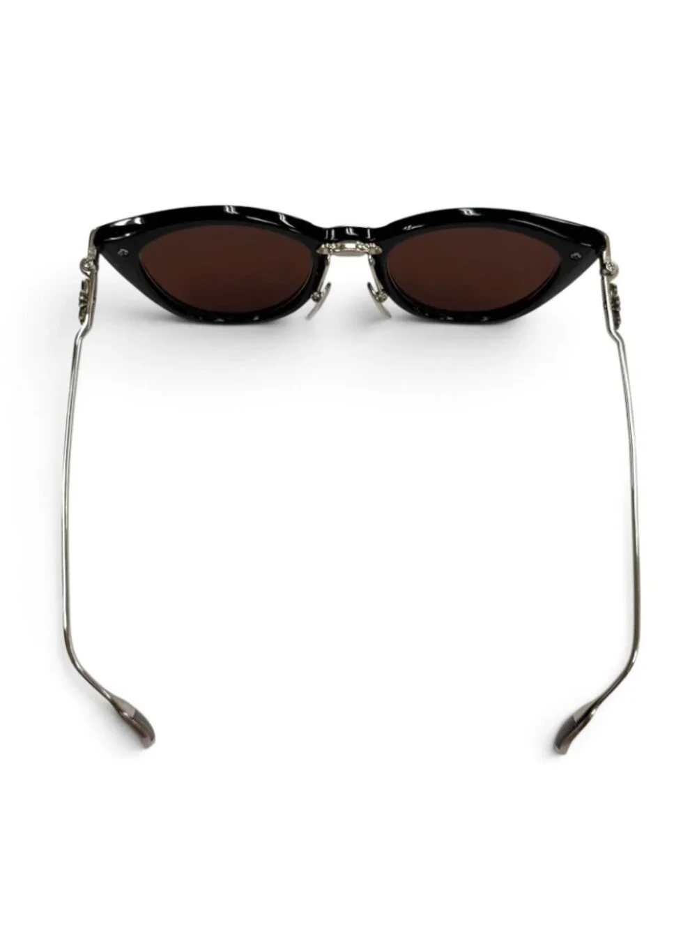 Chrome Hearts New Lover Newrubber 925 Floral Cross Eyewear Sunglasses Black